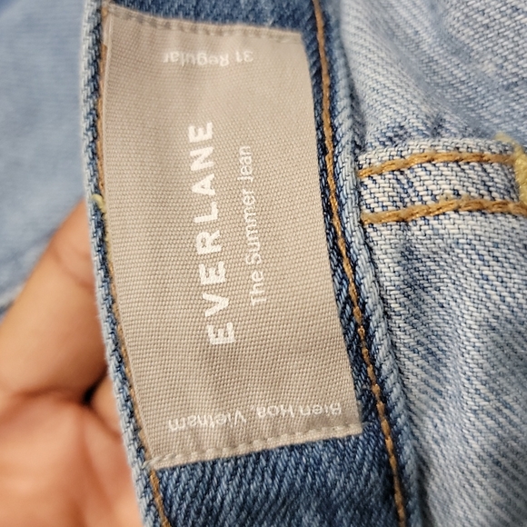 Everlane The Summer Jean color blue size 31 regular - Picture 7 of 8